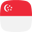 Singapore Dollars flag icon